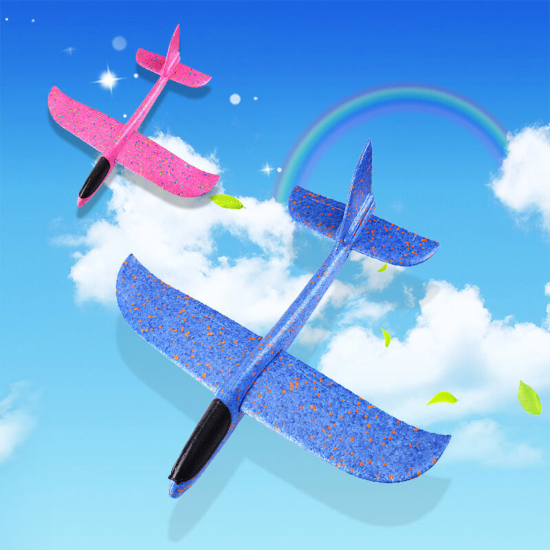 1 قطعة EPP رغوة اليد رمي طائرة نموذج طائرة في الهواء الطلق إطلاق طائرة طائرة الاطفال هدية لعبة 48 سنتيمتر ألعاب تعليمية مثيرة للاهتمام