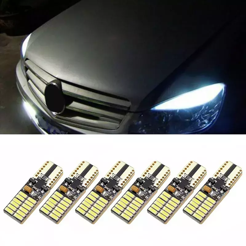 سيارة LED أضواء لمبة T10 6000K إضاءة بيضاء خطأ مجاني Canbus لمرسيدس W204 5 واط DC12-24V اكسسوارات السيارات مصابيح كهربائية