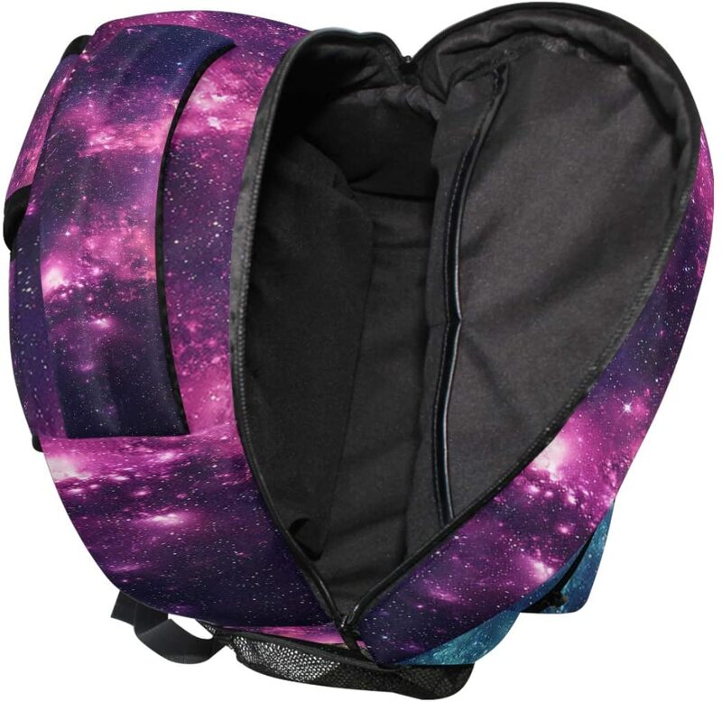 Wamika Fun Cat Girl Boy Galaxy Nebula Waterproof Student Laptop Backpack Casual Durable Convenient Sports Bag College Handbag #6