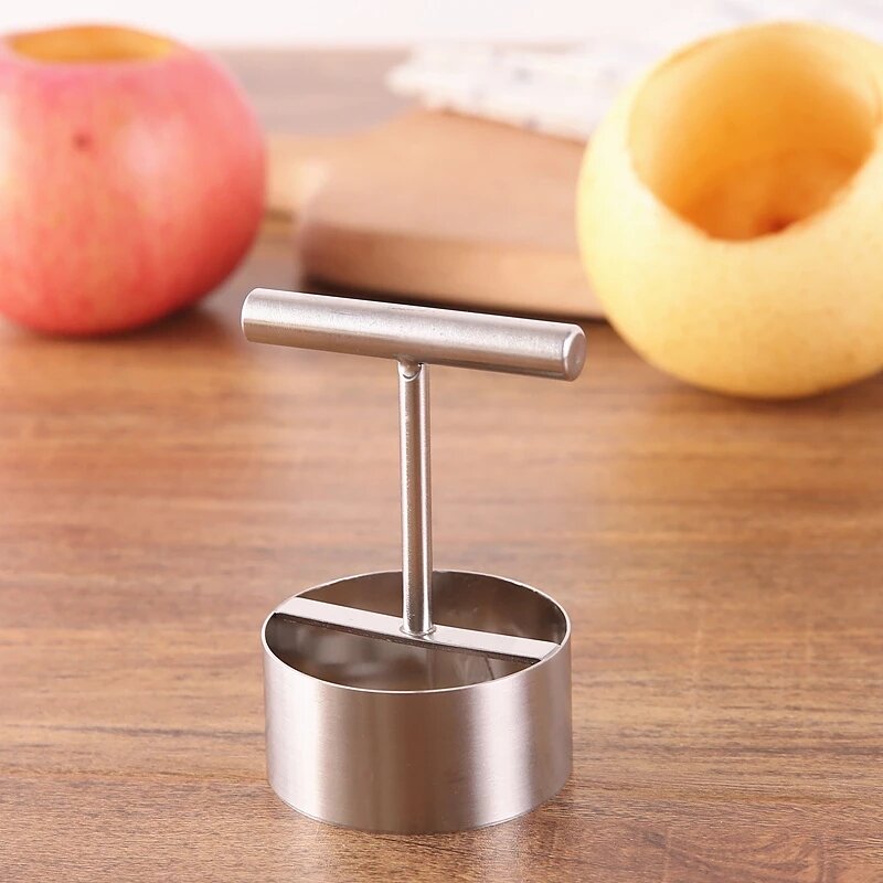 متعددة الوظائف شارب الفولاذ المقاوم للصدأ التفاح الأساسية Coring القاطع الفاكهة الأساسية pters مزيل فاصل ل أدوات المطبخ اكسسوارات