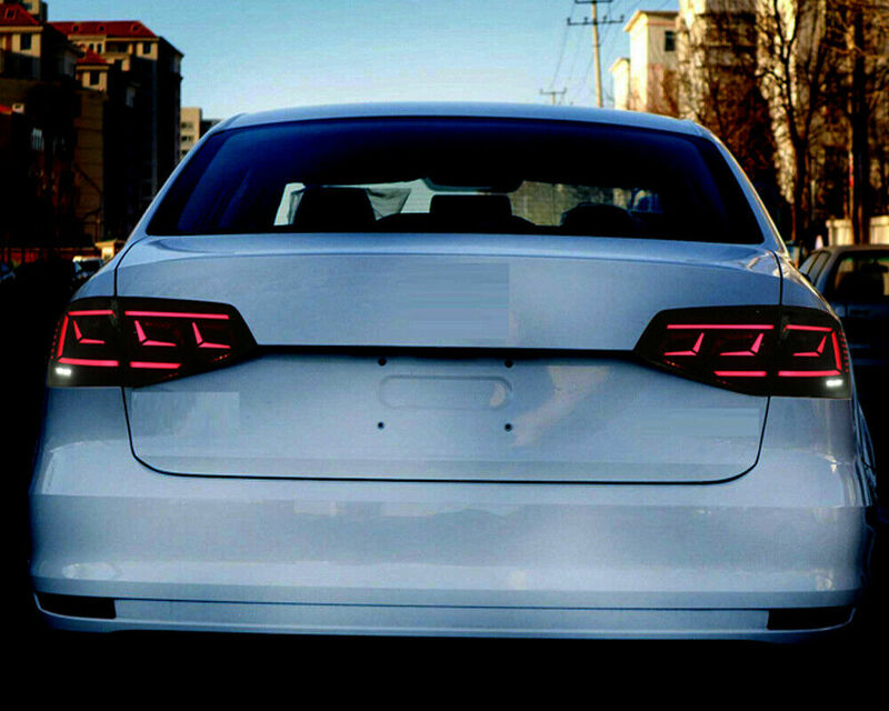 مصابيح LED للسيارة VW Jetta Volkswagen 2015 2016 2017 2018 بدء تشغيل مؤشر بدوره إشارة مصابيح الذيل ضوء التجمع #3