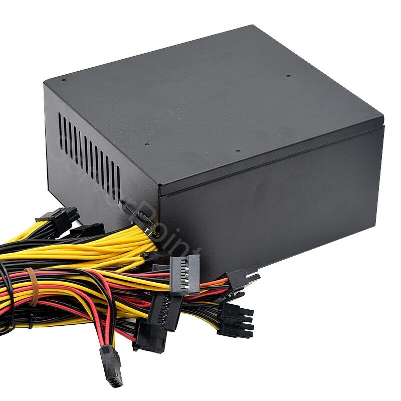 ATX 2000w Miner Power Supply For All Kinds of Graphics Machine Connectable 8GPU 95% Efficiency ETH Bitcoin ETC RVN Mining Psu