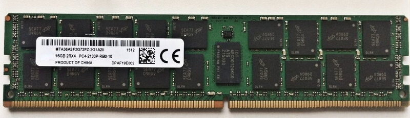 RAM R430 R730XD R730 R630Server الذاكرة 16G DDR4 2133 ECC REG