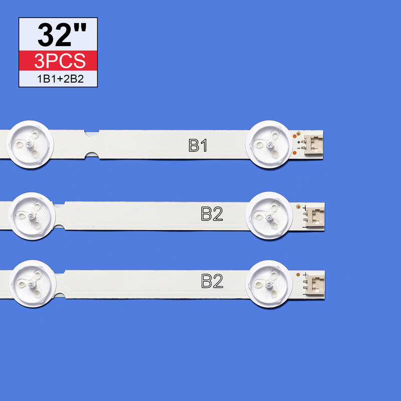 630 مللي متر جديد 3 قطعة الأصلي B1 / B2-Type LED شريط إضاءة خلفي ل LG 32LN541V 32LN540V 6916L-1437A 1438A 32LN540B 32LN536B 32LN5310