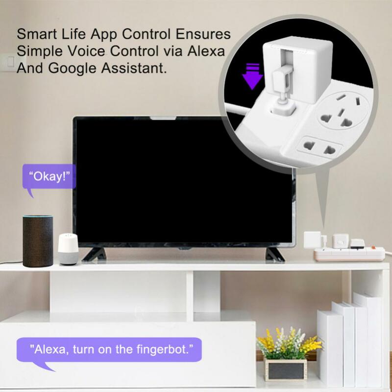 مفتاح بلوتوث ذكي من CORUI Tuya مع خاصية الإصبع زر التبديل الذكي للمنزل أداة التحكم الصوتي من خلال أليكسا جوجل