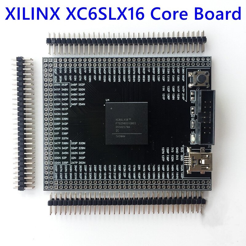 لوحة تطوير نظام أساسي من Xilinx FPGA spartan6 XC6SLX25 XC6SLX16
