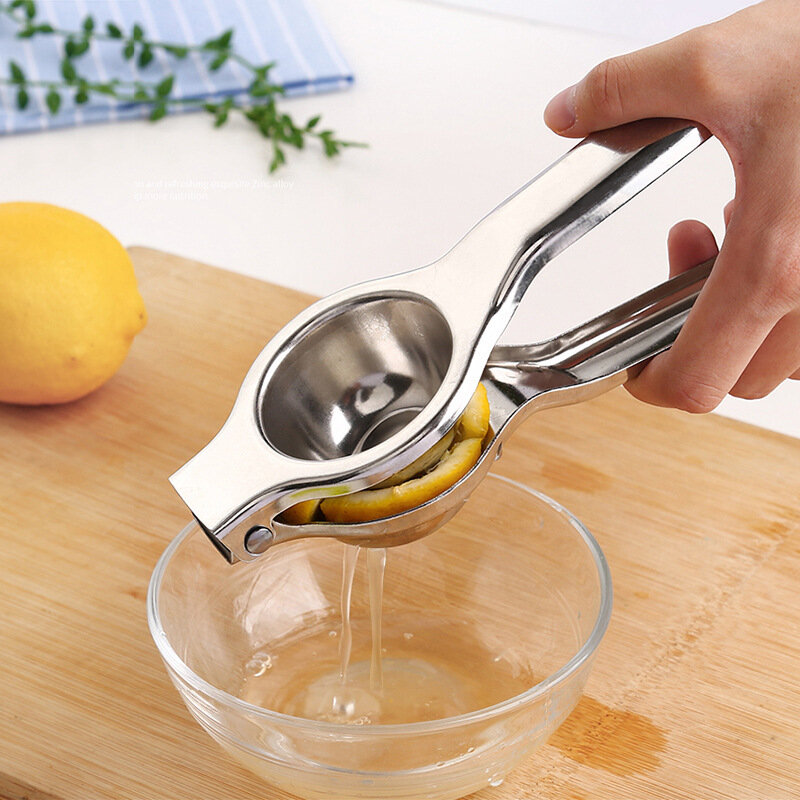 واضح مستودع الفولاذ المقاوم للصدأ الليمون الفواكه عصارة البرتقال اليد عصارة يدوية أدوات مطبخ عصارة ليمون البرتقال