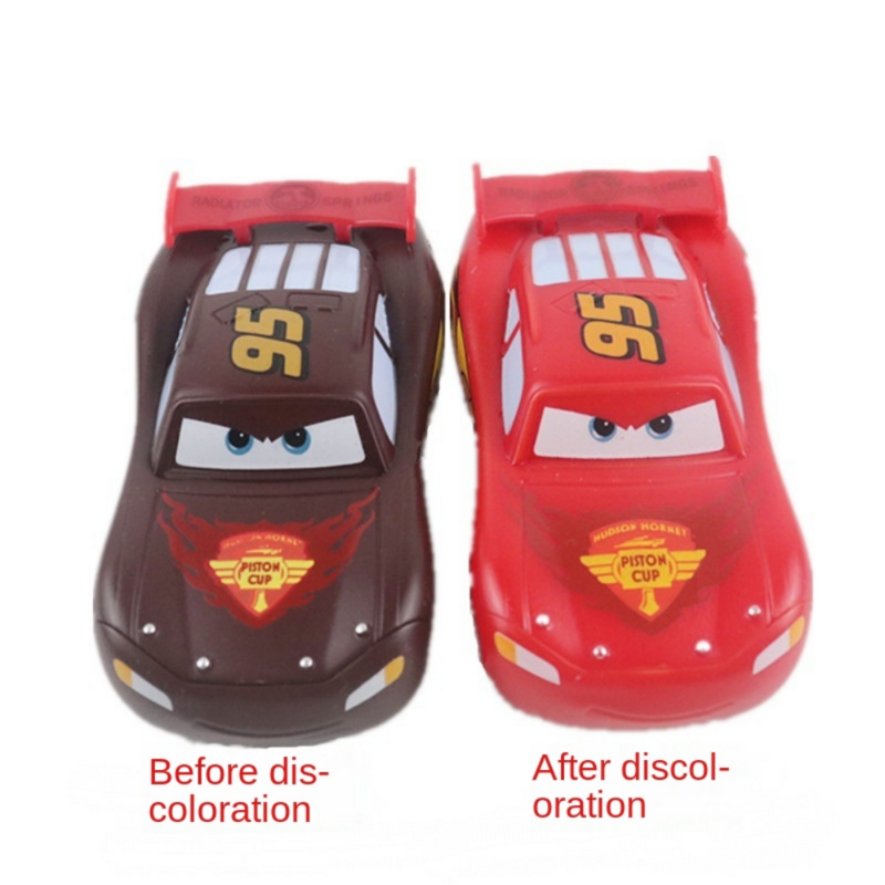 1:64 لعبة سيارة ديكاست معدنية من Disney Pixar Cars 3 2 تغيير درجة الحرارة في اللون ألعاب Lightning McQueen لهدايا أعياد الميلاد للأطفال