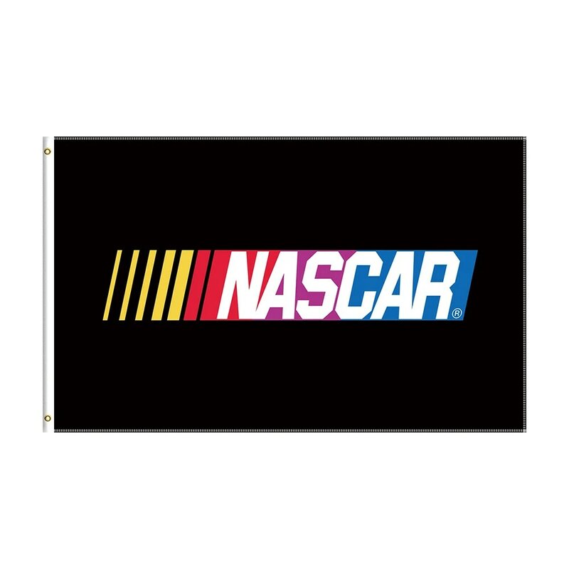 3x5 قدم NASCAR العلم البوليستر مطبوعة سباق السيارات راية للديكور