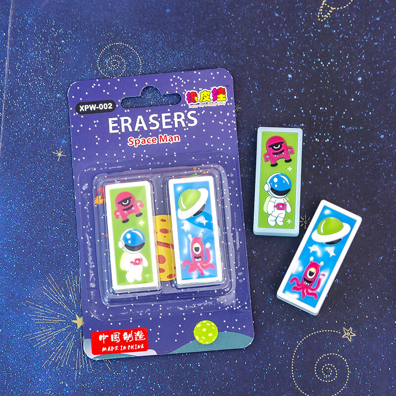 Eraser Creative Space Relief Rubber Suit Student Stationery #2