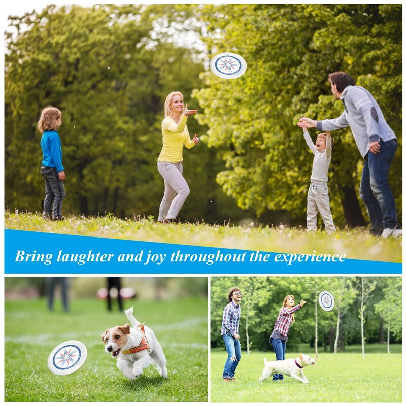 Sports Flying Disc Fly Straight Best Healthy Activities for Family Party Outside Play Great Outdoor Throwing Games for All Ages