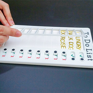 مزدوج الذهبي ملصق طاولة للمذاكرة المرجعية للأطفال الأعمال مفكرة مخصصة قابلة لإعادة الاستخدام للقيام قائمة