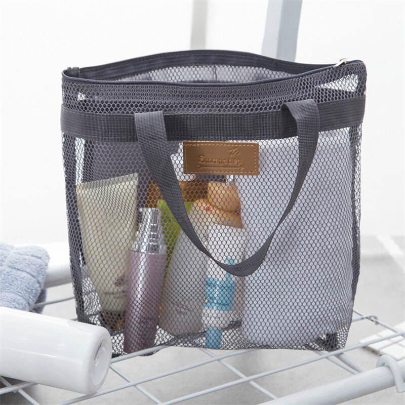 Travel Makeup Bags Outdoor Wash Handbag Dry Wet Separation Swimming Large Capacity Bag Mesh Storage Bag Sports Fitness Bags