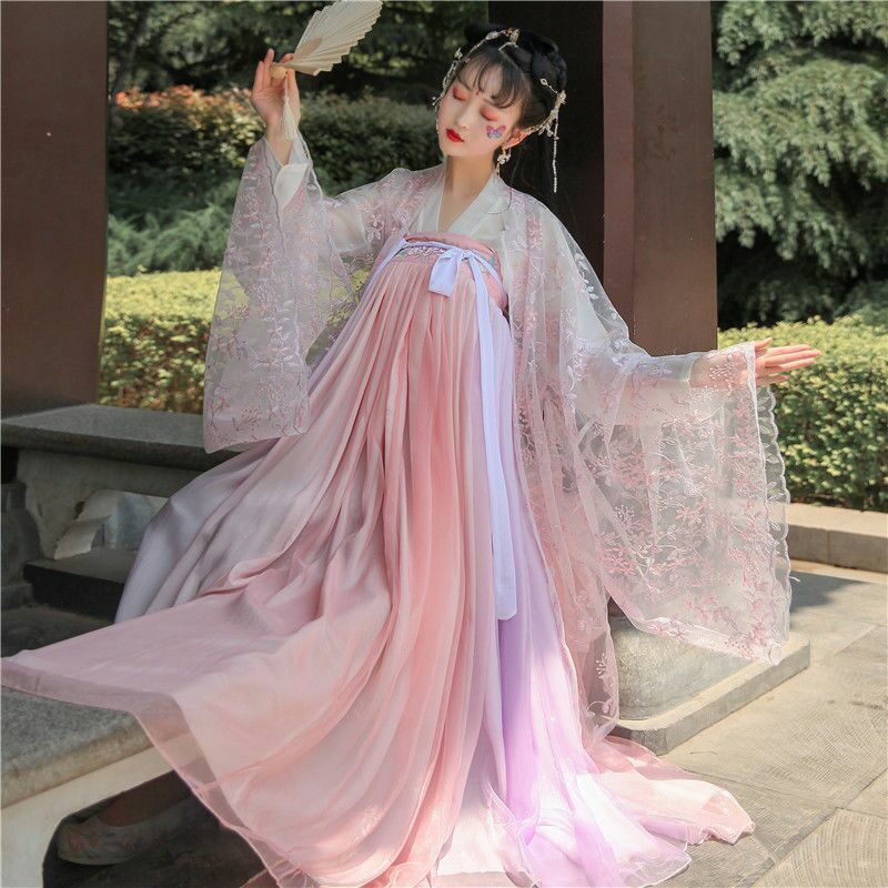 الصينية التقليدية Hanfu فستان المرأة أنيقة هان سلالة الجنية ملابس رقص الأميرة تأثيري كرنفال مرحلة الأداء #3