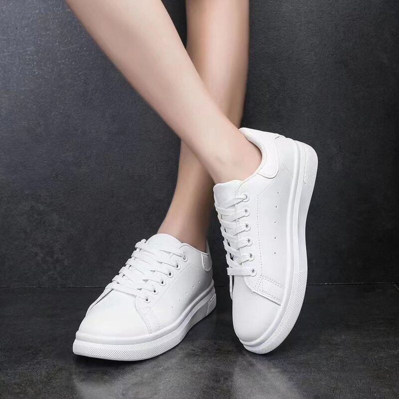 عالية الجودة أحذية رياضية الاحذية النسخة الكورية أحذية غير رسمية لينة سوليد الأحذية النسائية المشي الأحذية تنفس الأحذية