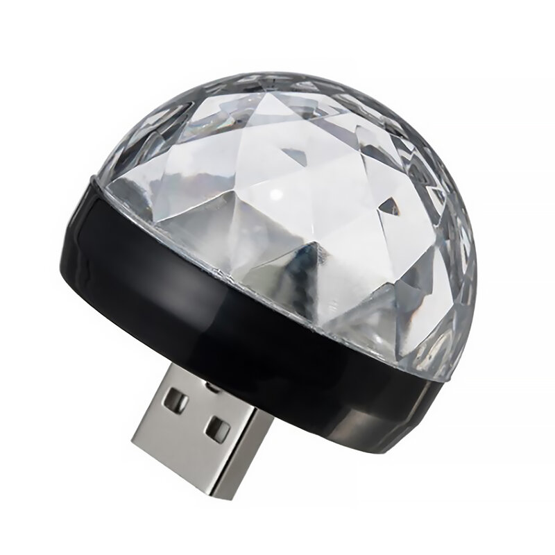ميني ديسكو DJ الكرة الخفيفة USB LED مصباح ليزر للحفلات لعيد ميلاد عيد الميلاد نادي بار كاريوكي سيارة المرحلة الإضاءة