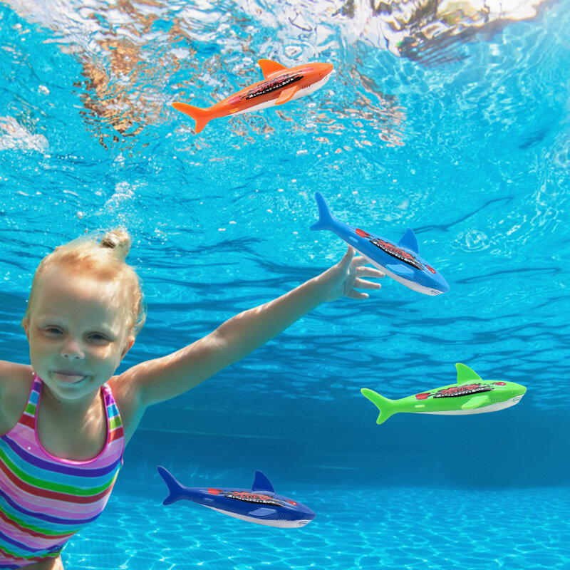 أطفال الأطفال الصيف القرش الغوص لعبة تحت الماء التدريب غرق بركة الغوص لعب للأطفال 3-6y ألعاب أطفال
