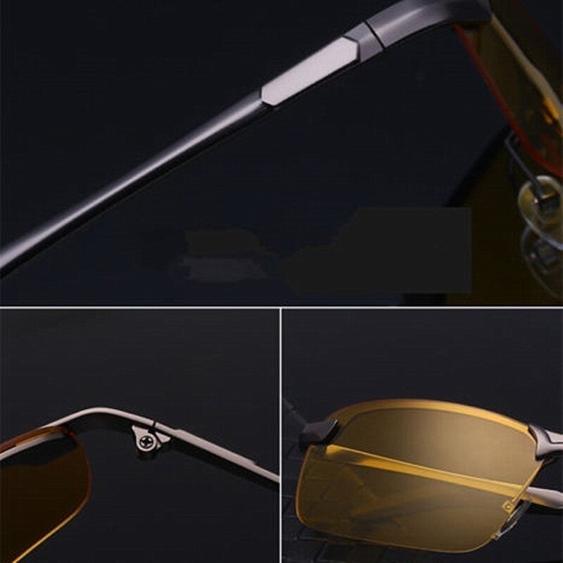 2020 Night Vision Glasses Photochromic Polarized Sunglasses Men Outdoor Sport Sun Glasses Day Night Vision Driver Goggles