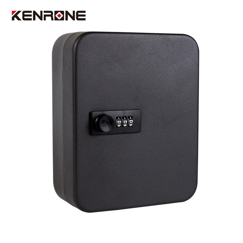 KENRONE الحائط مفاتيح صندوق كلمة السر فتح الجمع الرقمي قفل مفتاح تخزين الأمن الآمن للاستخدام المنزلي