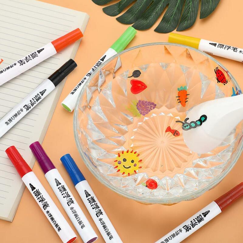 2022 جديد ماجيك المياه اللوحة القلم الكلمات العائمة المياه القلم سبورة مسح جاف بيضاء القلم اللون ماركر للأطفال هدية