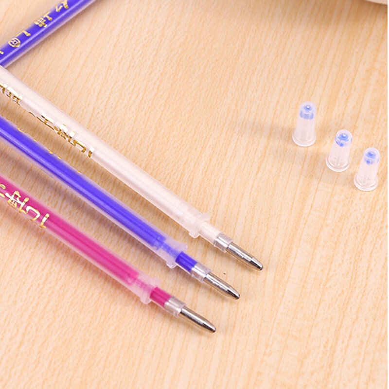 100 قطعة الحرارة قابل للمسح القلم ارتفاع درجة الحرارة تختفي قلم تعليم على الأنسجة عبوات الكتابة لوازم البلاستيك الساخن قابل للمسح القلم ، عالية Tem