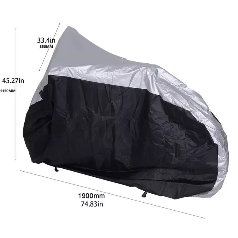 Bicycle Covers 190T Waterproof And Weatherproof Bicycle Covers Lightweight Design Motorcycle Rain Cover