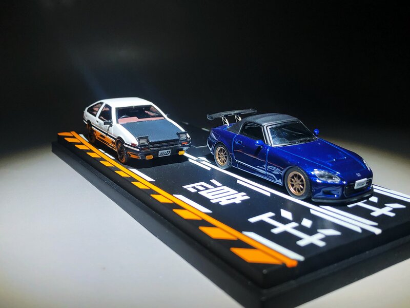 1:64 الأولي D S2000 AE86 ديكاست نموذج سيارة جمع طبعة محدودة هواية اللعب