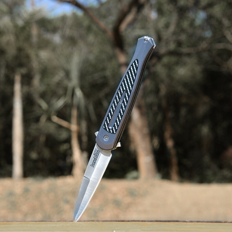 كيرشو صلابة عالية التكتيكية سكين للفرد في الهواء الطلق المحمولة الدفاع عن النفس السيف السكاكين جيب EDC Tool-BY82 #3