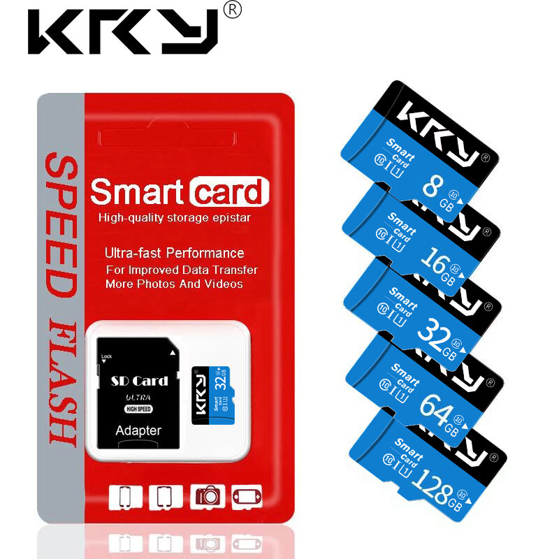 بطاقة مايكرو TF SD 256GB 128GB 64GB 32GB 16GB 8 GB فئة 10 بطاقة الذاكرة 256 128 64 32 16 8 GB بطاقة SD مايكرو TF بطاقة الذاكرة للهاتف