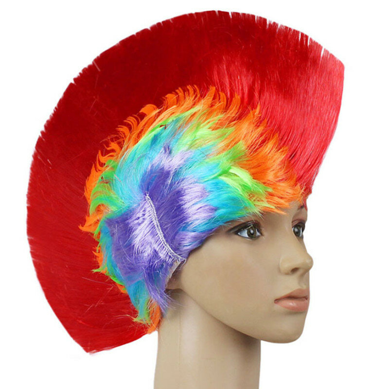 فاسق شعر مستعار مضحك كوكسمشط الديكور للجنسين تأثيري غطاء الرأس الطرف 9 ألوان يمكن اختيار