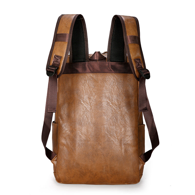 Men Backpack Leather Bagpack Large Laptop Male Mochilas Casual Schoolbag For Teenagers Boys High Quality JT22110005