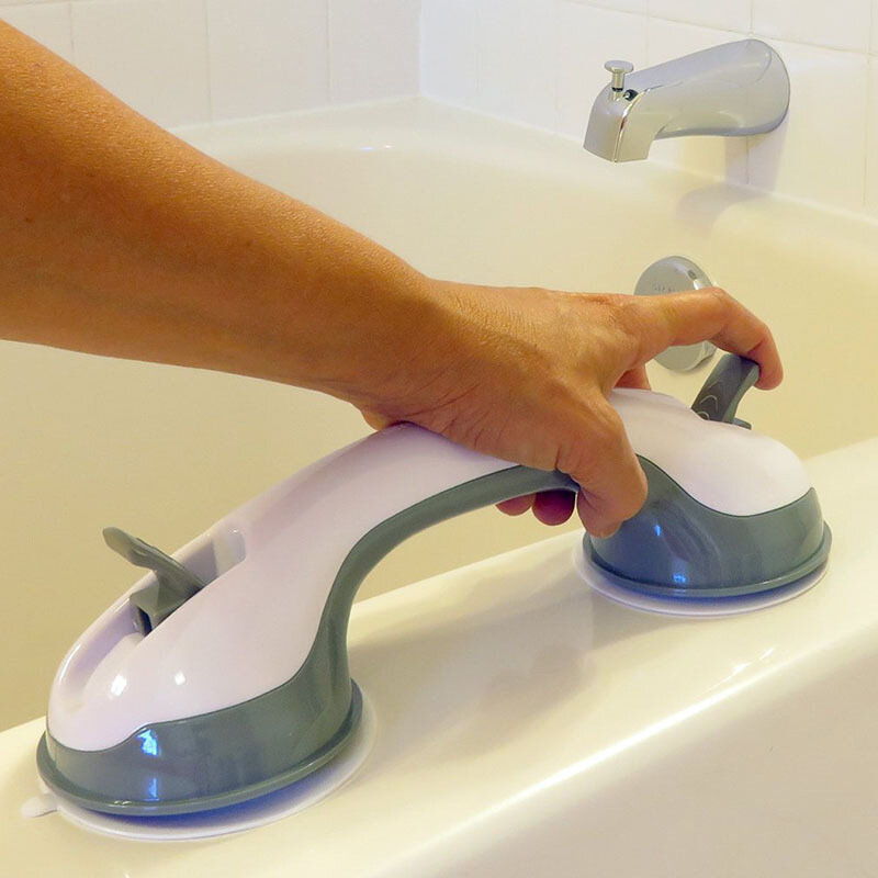 2 قطعة شفط التوازن مساعدة حمام قبضة مقبض مسك آمن درابزين حمام حوض الحمام دش مقبض مسند الذراع للأطفال المسنين