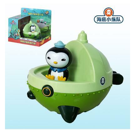 Octonauts التراجع سيارة عارض قوارب عمل الشكل مع شخصيات Octonauts لعب للأطفال طفل الأطفال هدية مع صندوق البيع بالتجزئة
