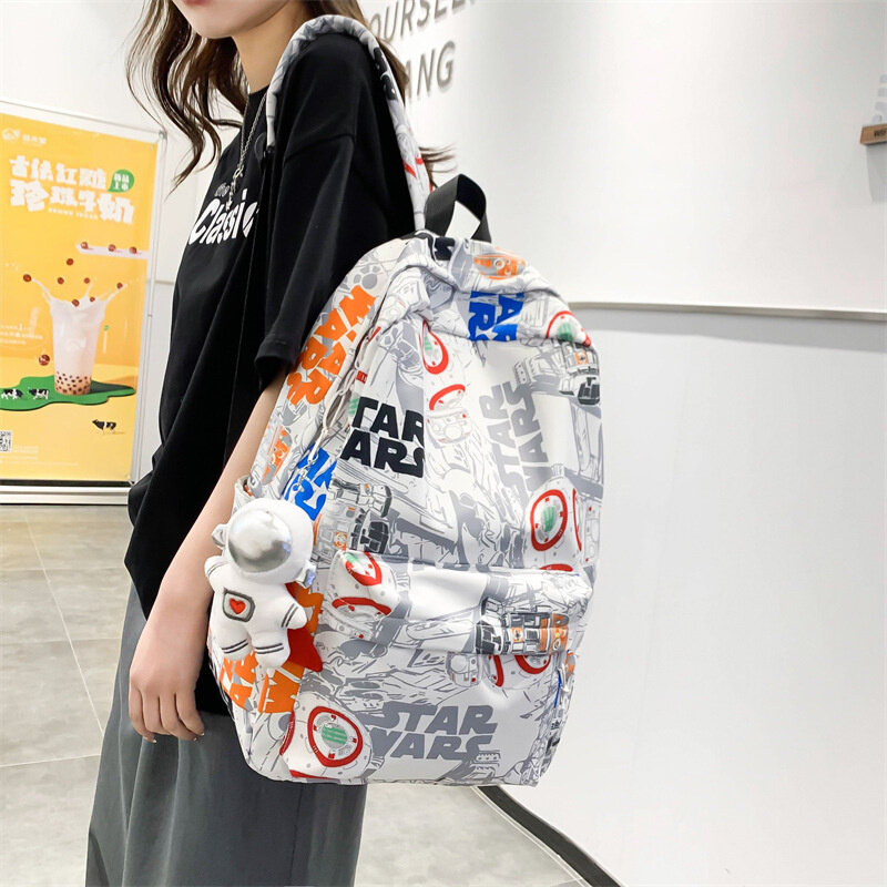 School Schoolbag Female Trend Multipurpose Backpack Bag for Girls School Bags for College Students Aesthetic Backpacks Bookbag #1