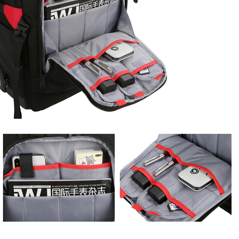 Vnelstyle المهنية DSLR كاميرا عربة حقيبة حقيبة فيديو صور كاميرا رقمية الأمتعة السفر حقيبة ظهر مزودة بعربة تروللي على عجلات