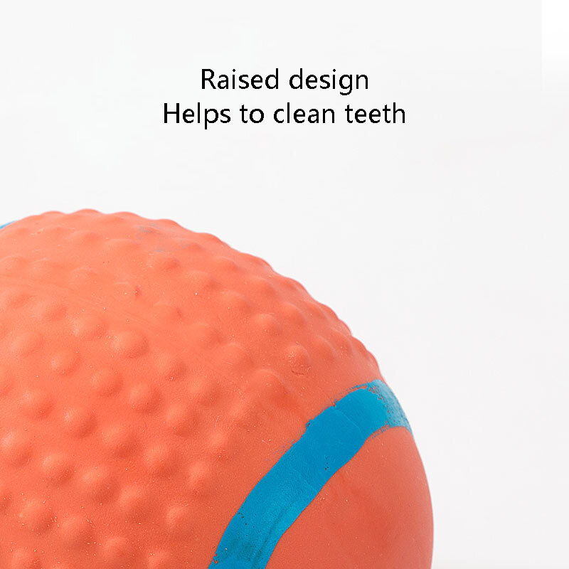 لينة اللاتكس الحيوانات الأليفة دمية على شكل كلب الكرة صرير اللعب تنظيف الأسنان مضغ صوت لعبة مستلزمات الحيوانات الأليفة غير سامة كرات التدريب دائم