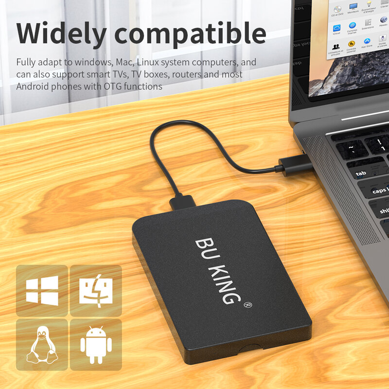 قرص صلب خارجي 2.5 "HDD 320gb/500gb/1 تيرا بايت/2 تيرا بايت USB3.0 قرص صلب خارجي تخزين متوافق مع سطح المكتب/كمبيوتر محمول/ماك بوك