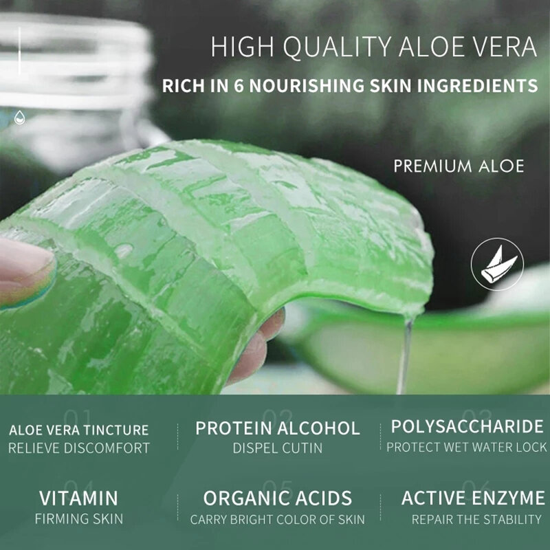 150ml Aloe Vera Face Moisturizing Spray Serum Improve Dryness Makeup Base Liquid Sooth Skin Refresh Non Greasy Face Care Water #6