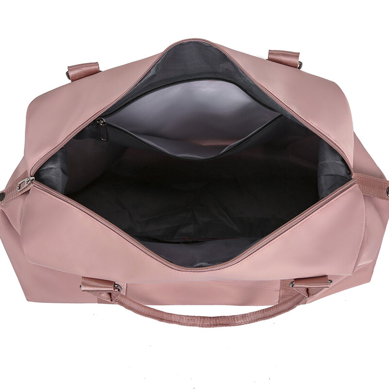 AOTTLA Light Travel Luggage Bag Nylon Handbag Fashion Letter Tote Bags For Women Shoulder Bag Wet And Dry Separation Duffle Bag