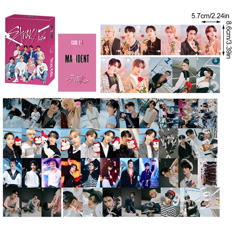 55 قطعة/المجموعة Kpop الضالة الاطفال MAXIDENT جديد ألبوم صور بطاقات ألبوم Photocard عالية جودة الصورة ألبوم CardsPhoto المشجعين هدية