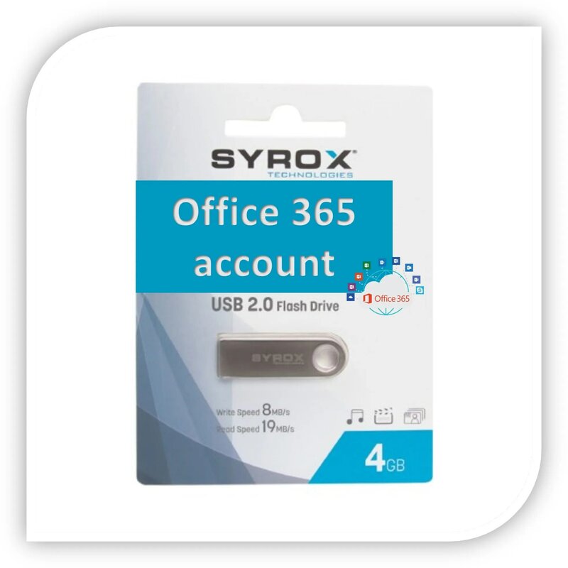 المكتب في Syrox SYX-USB-04 4 GB Usb 2.0 ذاكرة فلاش 365