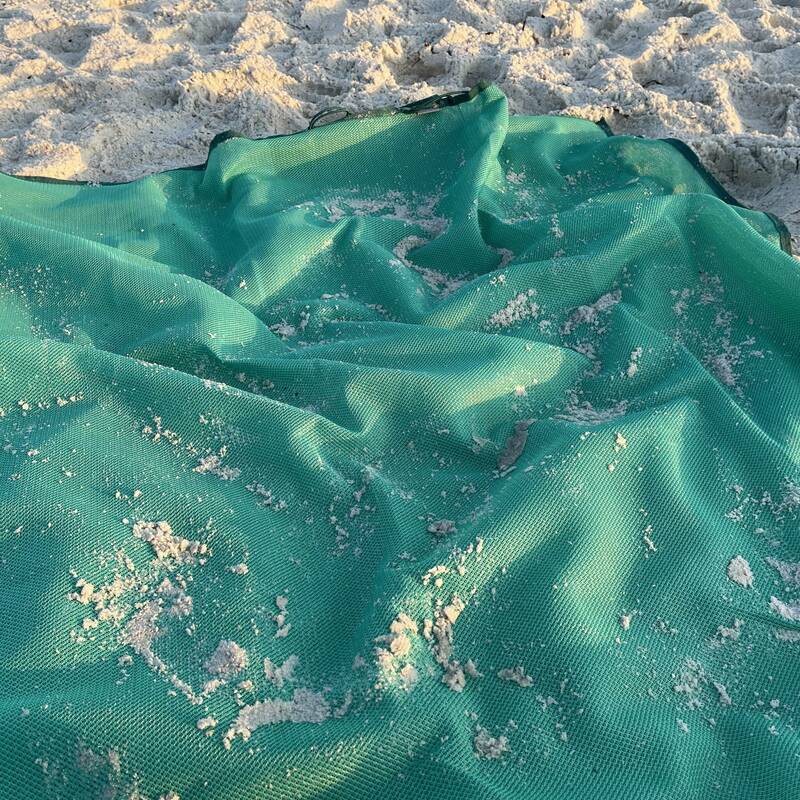 BUYSING شاطئ حصيرة-متعددة الاستخدام في الهواء الطلق التخييم حصيرة ، بطانية نزهة ، ممارسة تمتد حصيرة-Rollup المدمجة