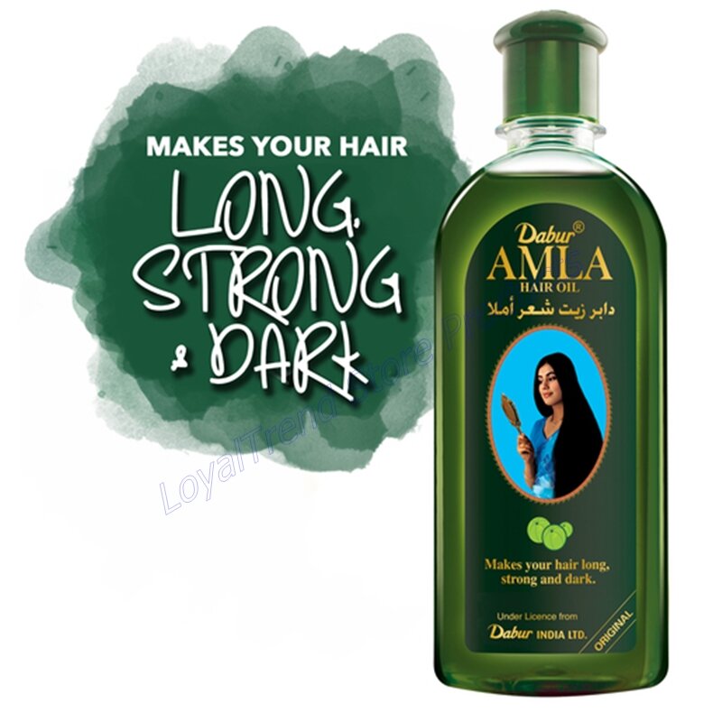 Dabur Amla زيت العناية بالشعر الأصلي الصافي 200 مللي بدون إضافات طبيعية لزراعة الشعر المغذي للعناية بالشعر