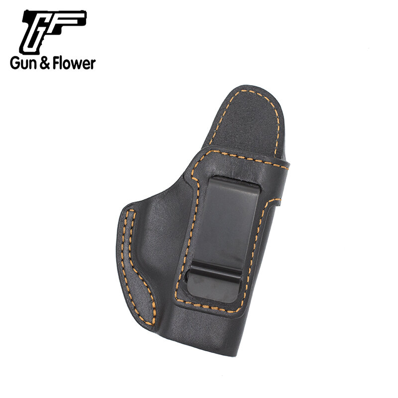 Gunflower التكتيكية عالية الجودة أسود IWB الجلود داخل حزام بندقية الحافظة ل SIGP365/P365 SAS/P365 مايكرو اليد اليمنى