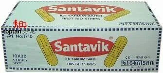 Santavik شريط الجرح 30 حزمة 10'lu سهلة الاستخدام سدادة الدم ميزة جودة منتج قوي الشحن السريع