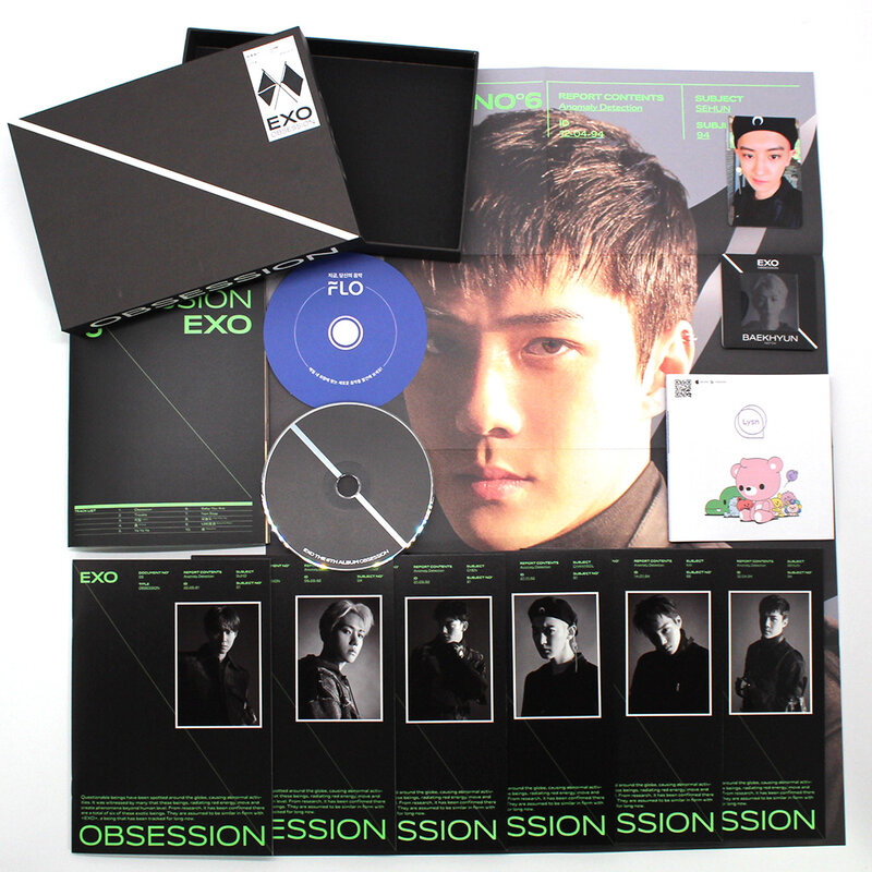 الأصلي الأصلي EXO K XOXO الألبوم النسخة الكورية وو Yifan كريس لوهان الذكور المغني فريق البوب الموسيقى 1 صندوق CD مجموعة