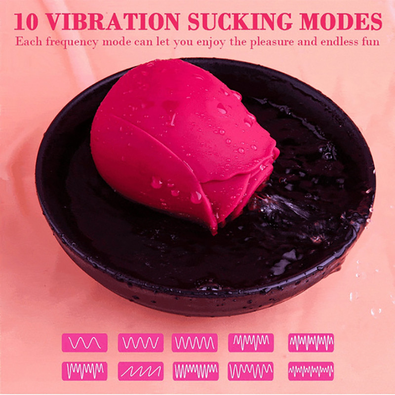 لعبة جنسية حريمي على شكل وردة مهبلية مص هزاز تحفيز البظر حلمات جنسية شهوانية مصاصة جنسية قوية على مستوى 10