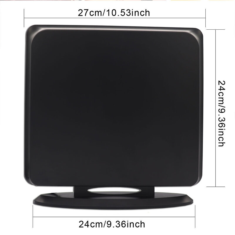 هوائيات تلفزيون DVB T2 بدقة 1200 ميل هوائيات تلفاز داخلية مع مقوي لإشارة مكبر للصوت دائرة نصف قطرها للتلفاز هوائيات تلفزيون عالية الدقة