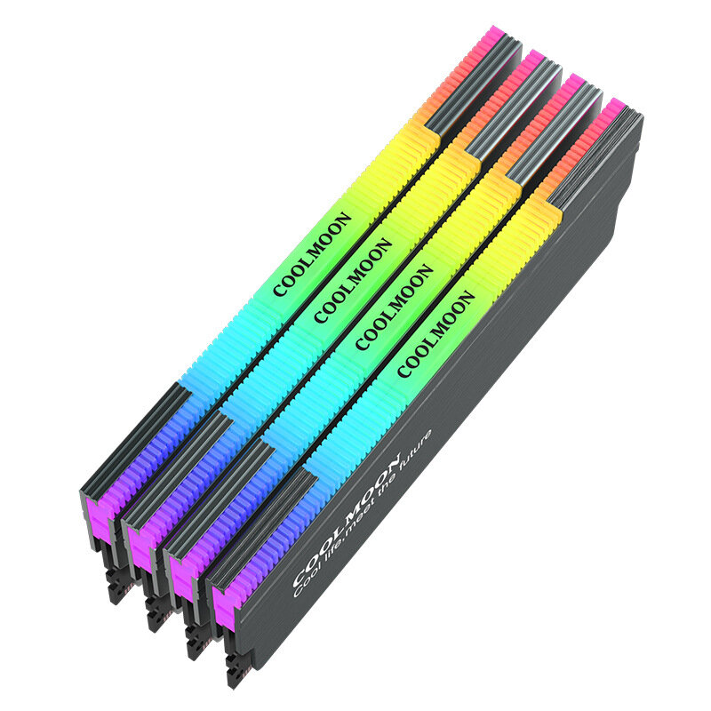 NEARCAM الذاكرة الصدرية ARGB كمبيوتر مكتبي الذاكرة بار الحرارة بالوعة مصباح ليد التزامن 5 فولت فانتوم لون الذاكرة قذيفة